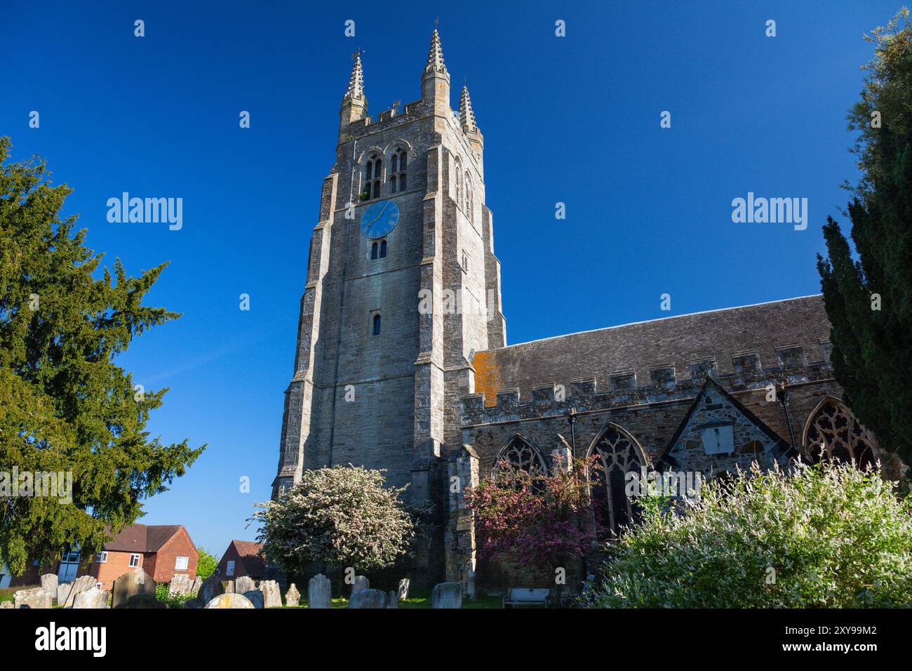 Regno Unito, Inghilterra, Kent, Tenterden, St. Mildred's Church Foto Stock