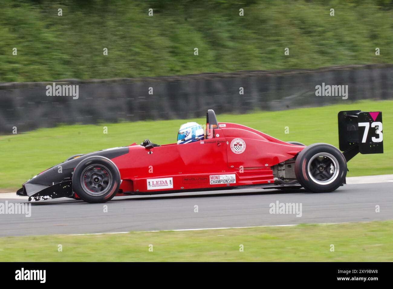 Dalton on Tees, Inghilterra, 25 agosto 2024. Sam Donn alla guida di una Mygale SJ02 nel Campionato Monoposto sul circuito Croft. Credito: Colin Edwards. Foto Stock