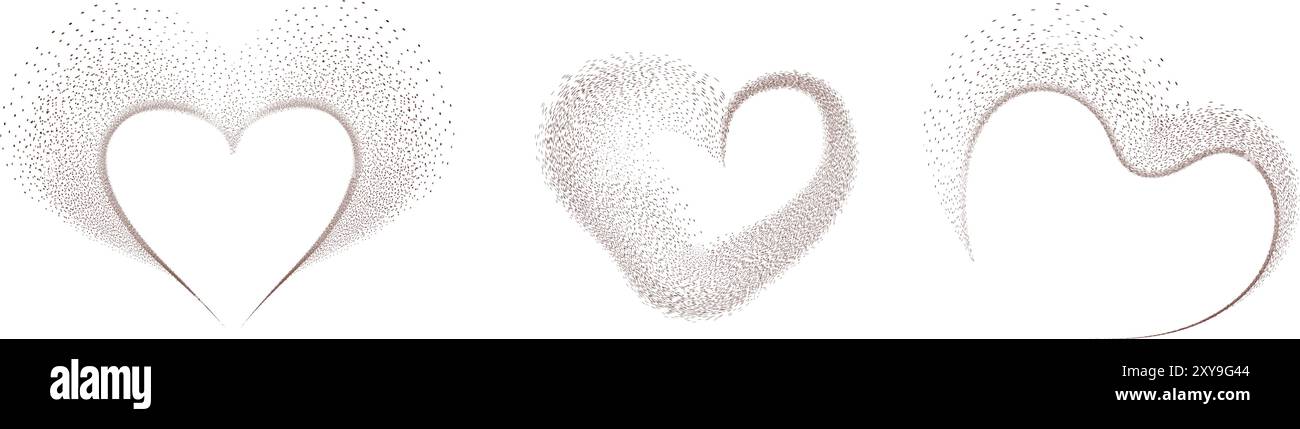 Cioccolato e caffè in polvere, cacao sparso su uno sfondo chiaro. Particelle di terra e polvere. Consistenza di sabbia marrone. Vista dall'alto della torta. Illustrazione Vettoriale