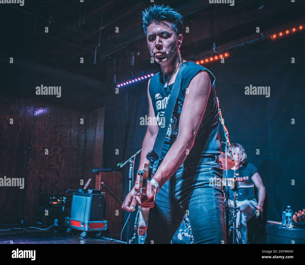 Il gruppo punk-rock britannico Bad Nerves ha fatto da headliner con il cantante Bobby Nerves al Richmond Music Hall il 7 maggio 2024 - Richmond va, USA Foto Stock