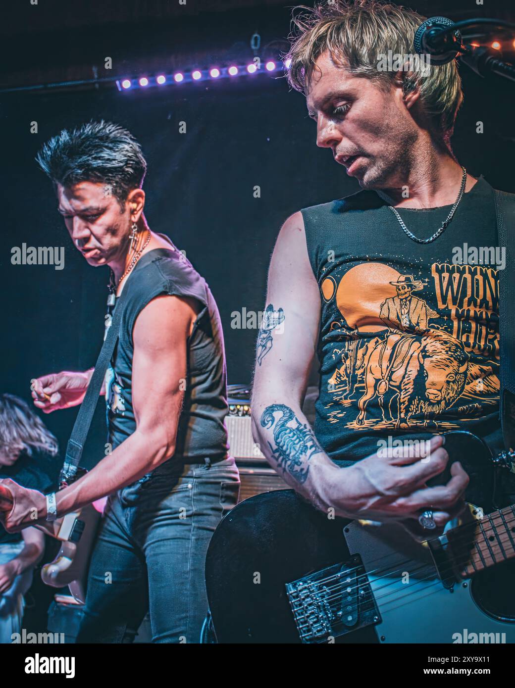 Il gruppo punk-rock britannico Bad Nerves ha fatto da headliner con il cantante Bobby Nerves al Richmond Music Hall il 7 maggio 2024 - Richmond va, USA Foto Stock