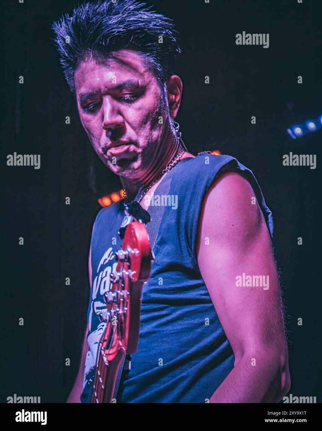 Il gruppo punk-rock britannico Bad Nerves ha fatto da headliner con il cantante Bobby Nerves al Richmond Music Hall il 7 maggio 2024 - Richmond va, USA Foto Stock