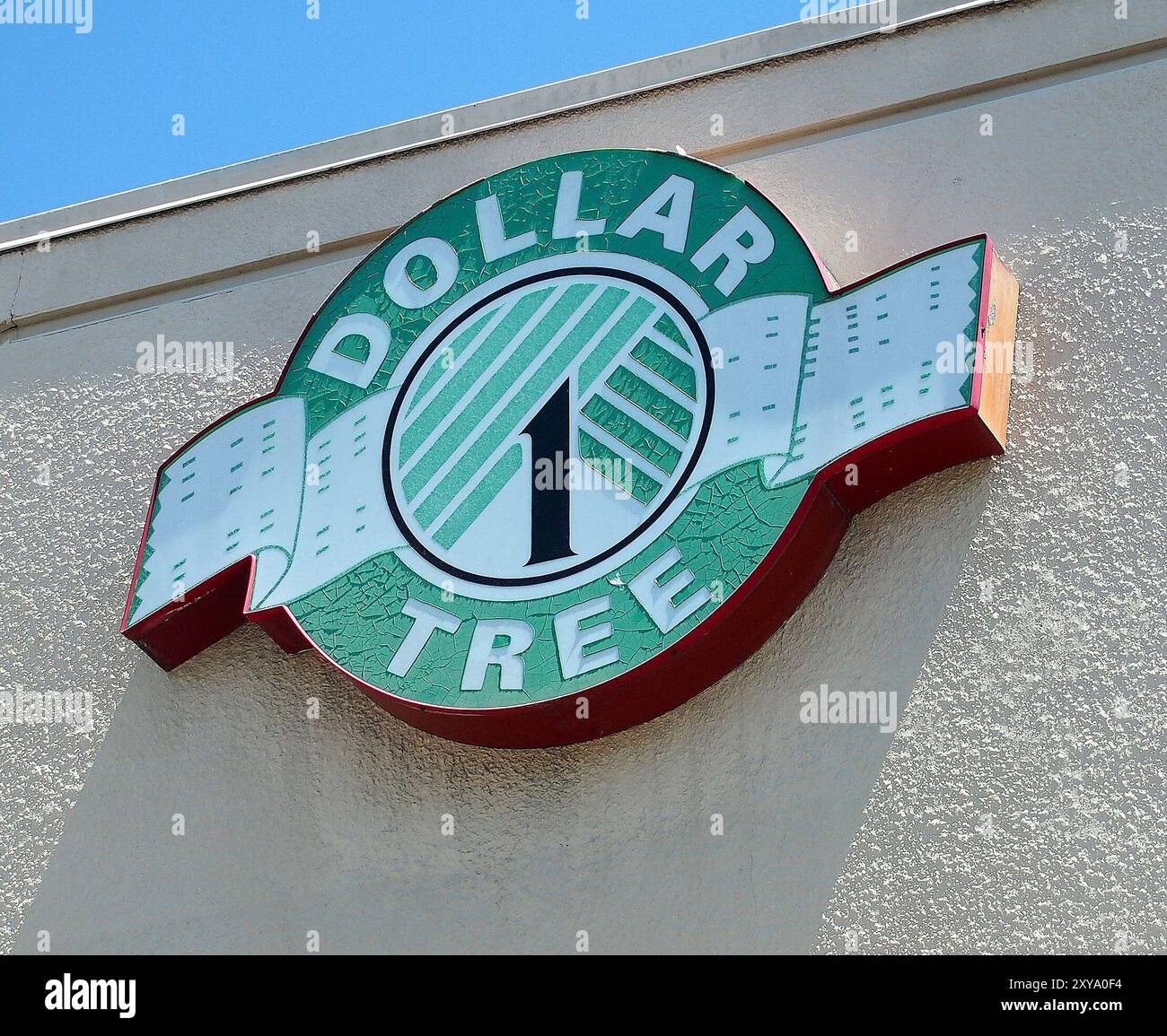 Negozio Dollar Tree in California Foto Stock