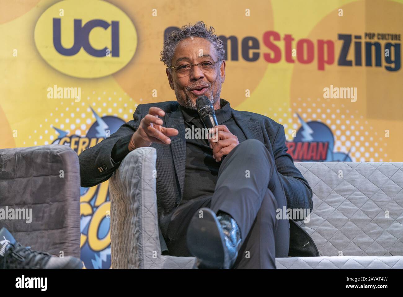 DORTMUND, GERMANIA, 8 dicembre 2019: Giancarlo Esposito (*1958, attore cinematografico e televisivo americano, Breaking Bad, Better Call Saul, The Mandalorian) Foto Stock