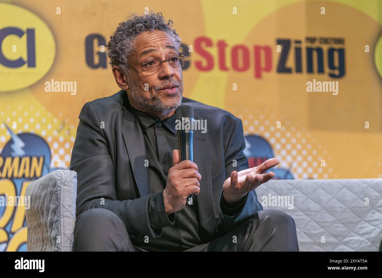 DORTMUND, GERMANIA, 8 dicembre 2019: Giancarlo Esposito (*1958, attore cinematografico e televisivo americano, Breaking Bad, Better Call Saul, The Mandalorian) Foto Stock
