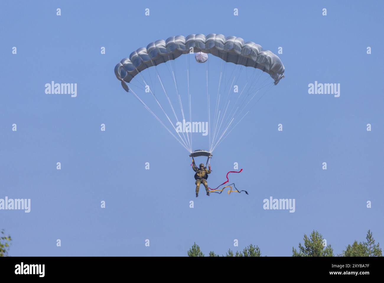 L'area di addestramento militare di Oberlausitz ha aperto il suo Tor Tor a migliaia di visitatori per l'Open Day presso l'area di addestramento militare di Oberlausitz Foto Stock