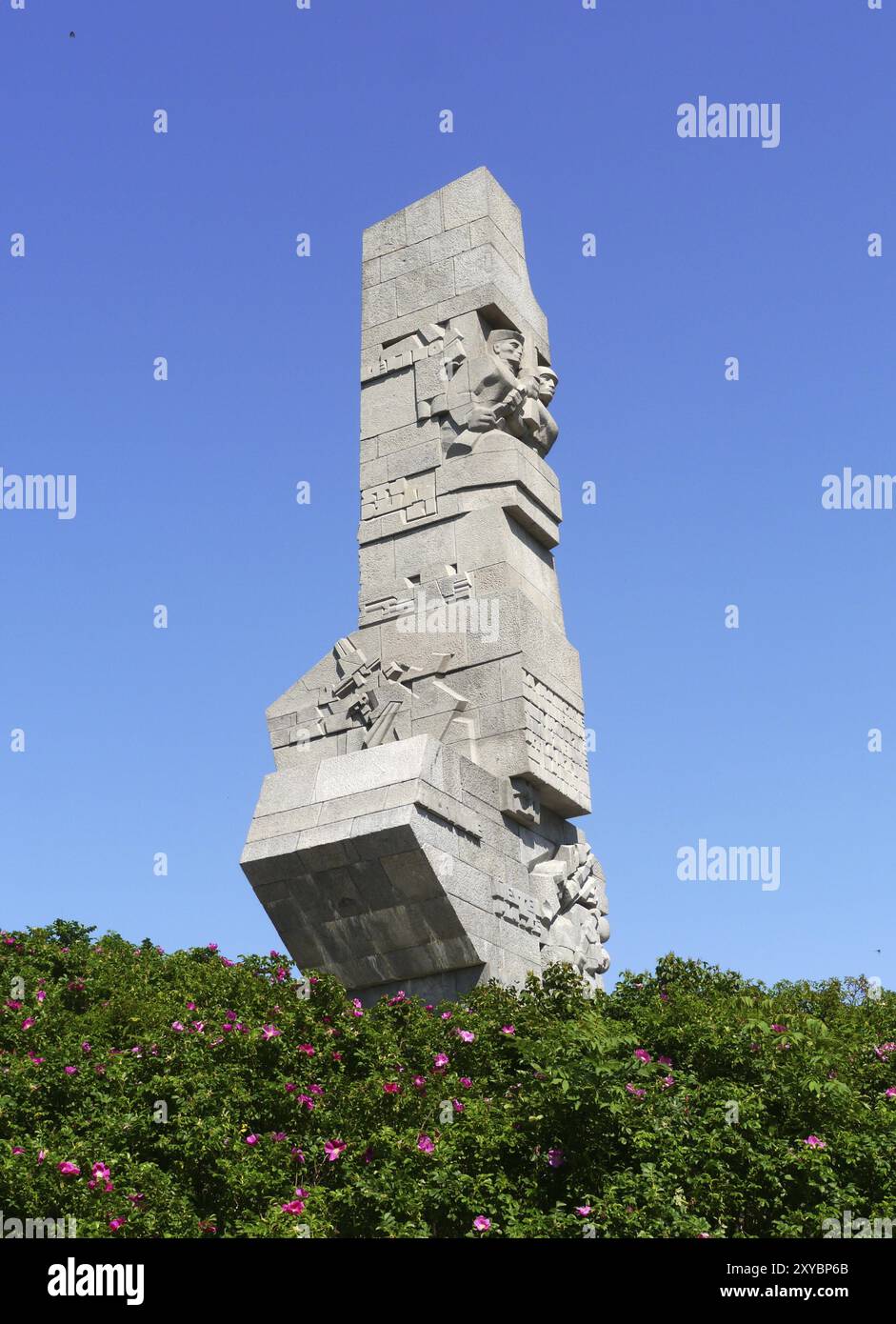 Westerplatte vicino a Danzica Foto Stock