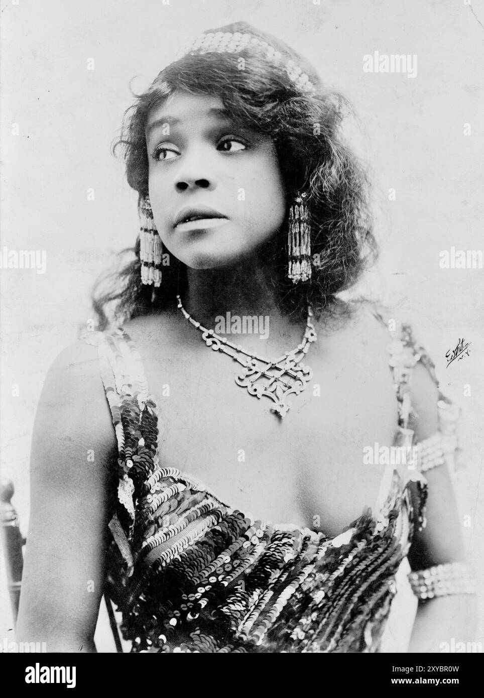 Aida Overton Walker - interprete di vaudeville americano, attrice, cantante, ballerina, coreografa - la Regina del Cakewalk Foto Stock