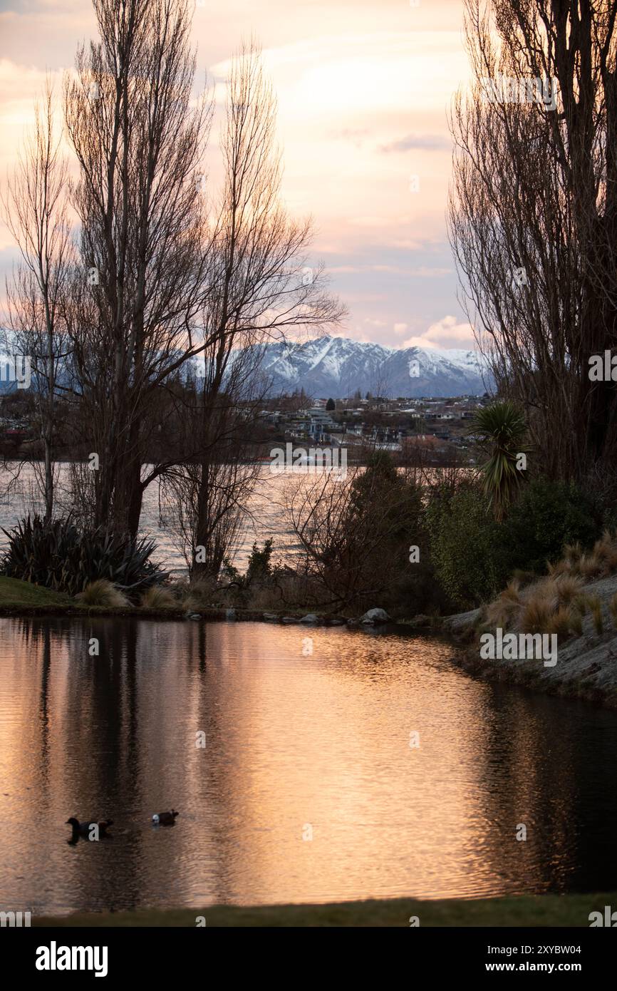 Wanaka, New Zealand South Island Foto Stock
