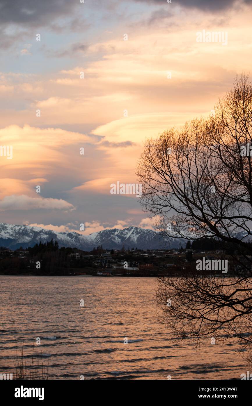 Wanaka, New Zealand South Island Foto Stock