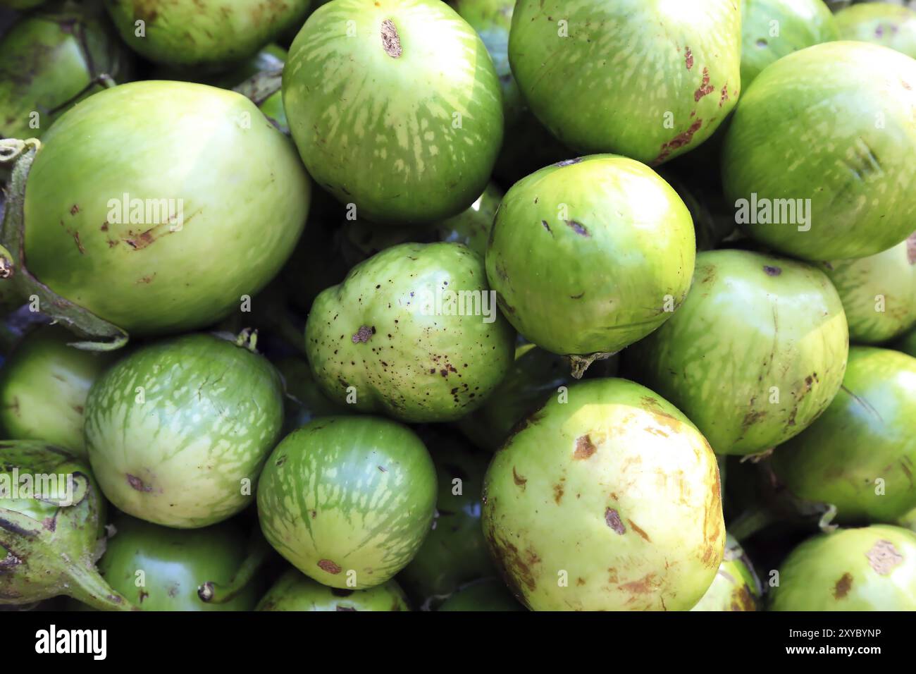 Mani sul mercato Sithu Foto Stock