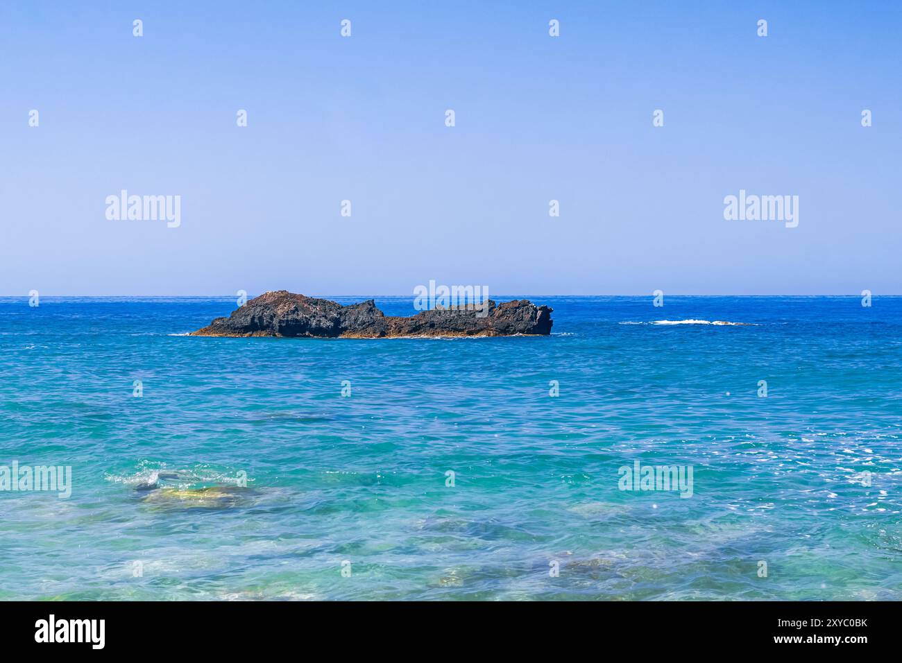 rocce costiere Foto Stock