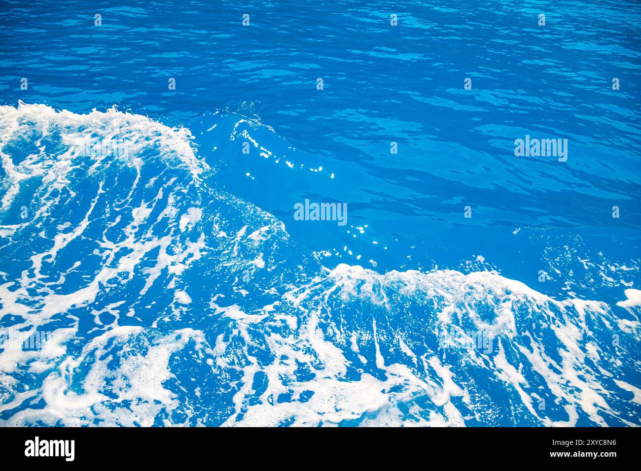onde marine arte Foto Stock