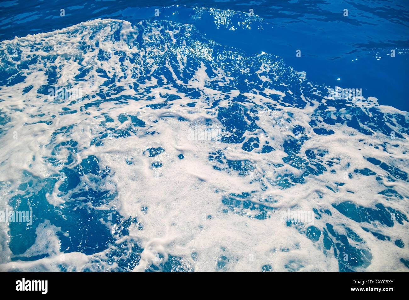 onde marine arte Foto Stock