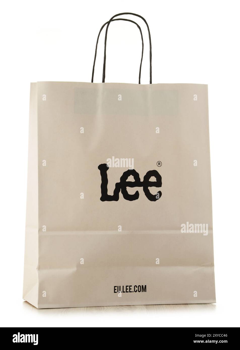Lee è un marchio di jeans denim fondato a Salina, Kansas, ora di proprietà di VF Corporation e con sede a Merriam, Kansas, USA, Nord America Foto Stock