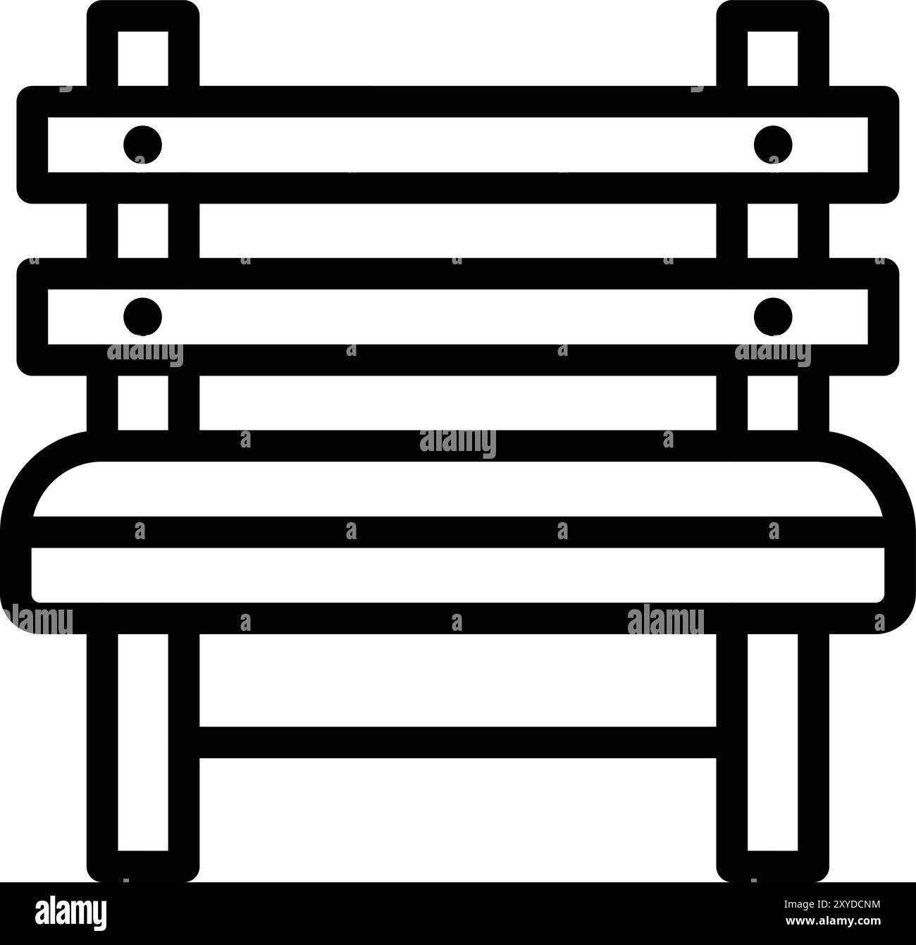 Illustrazione di progettazione dell'icona del vettore di banco Illustrazione Vettoriale