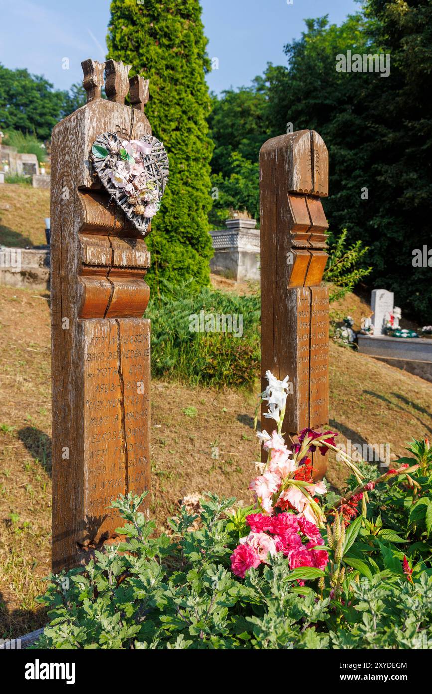 Cimitero di Josfavo, Ungheria Foto Stock