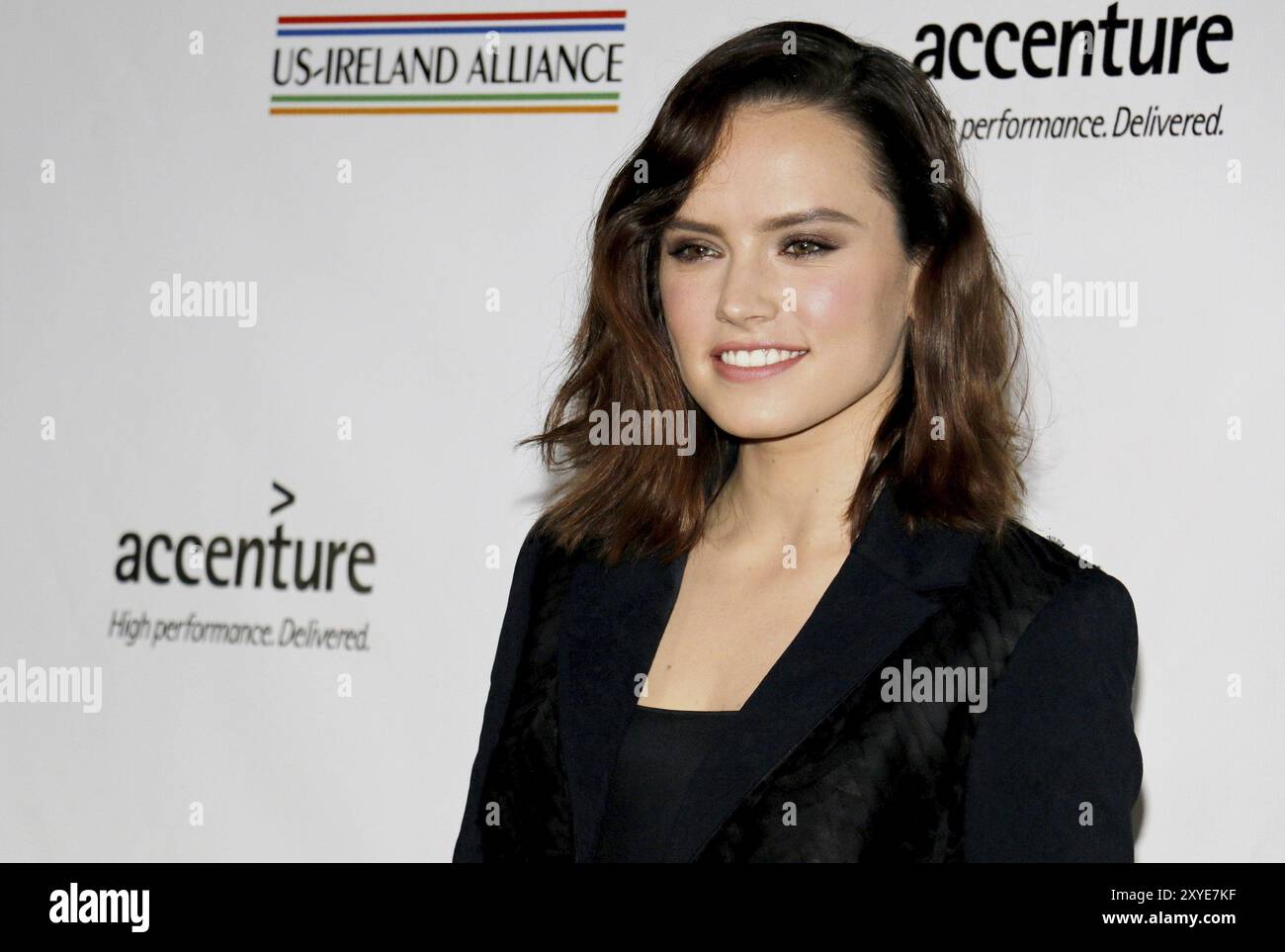 Daisy Ridley agli Oscar Wilde Awards 2016 tenutosi al Bad robot di Santa Monica, USA, il 25 febbraio 2016 Foto Stock