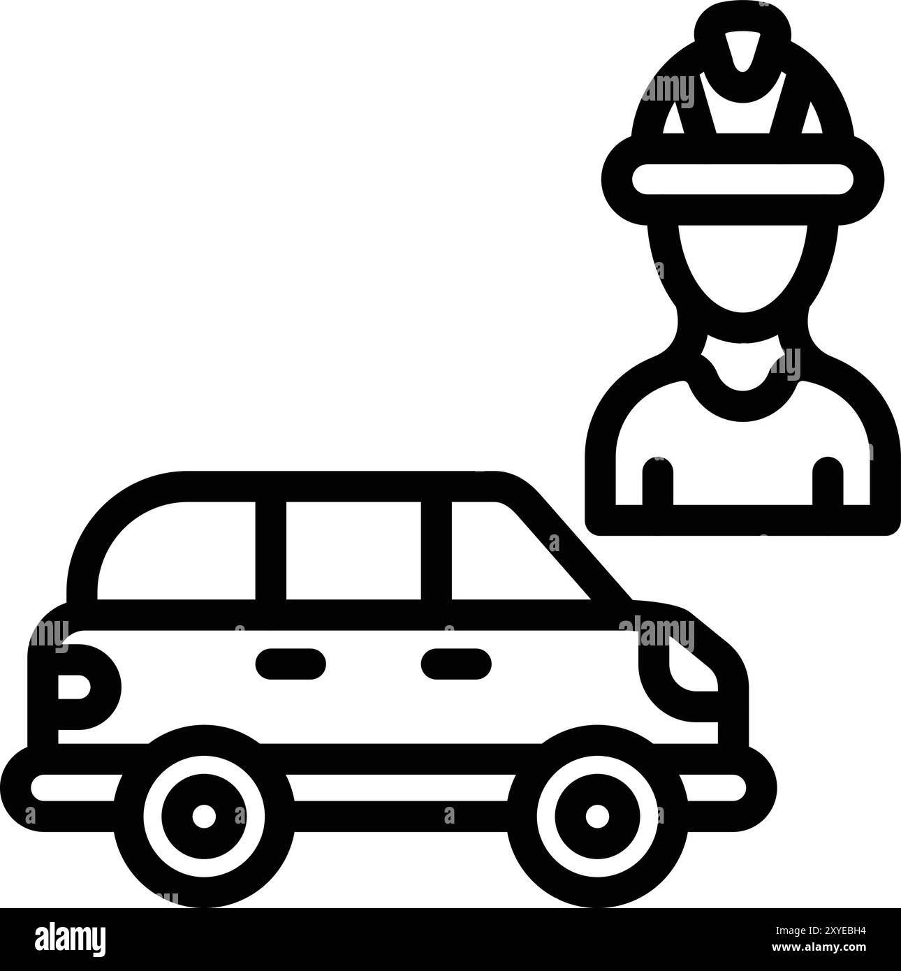 Illustrazione di progettazione dell'icona del vettore di lavoro Illustrazione Vettoriale