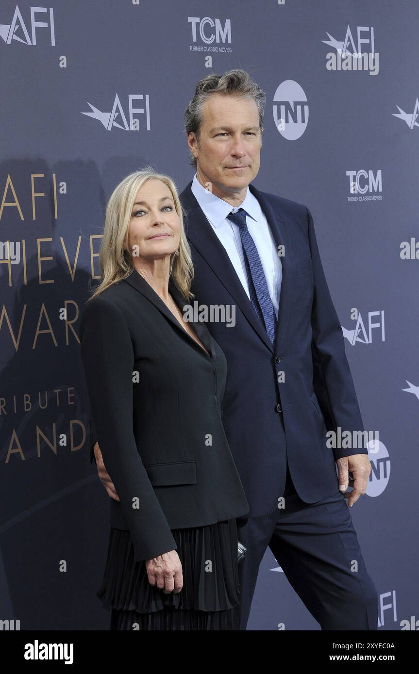 Bo Derek e John Corbett al 48° premio annuale AFI Life Achievement Award in onore di Julie Andrews tenutosi al Dolby Theater di Hollywood, USA il 9 giugno, Foto Stock