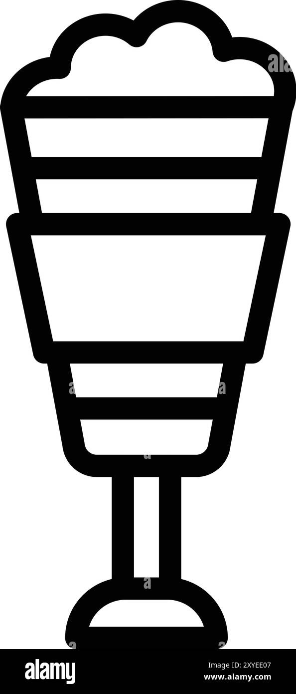 Illustrazione di progettazione dell'icona del vettore latte Illustrazione Vettoriale