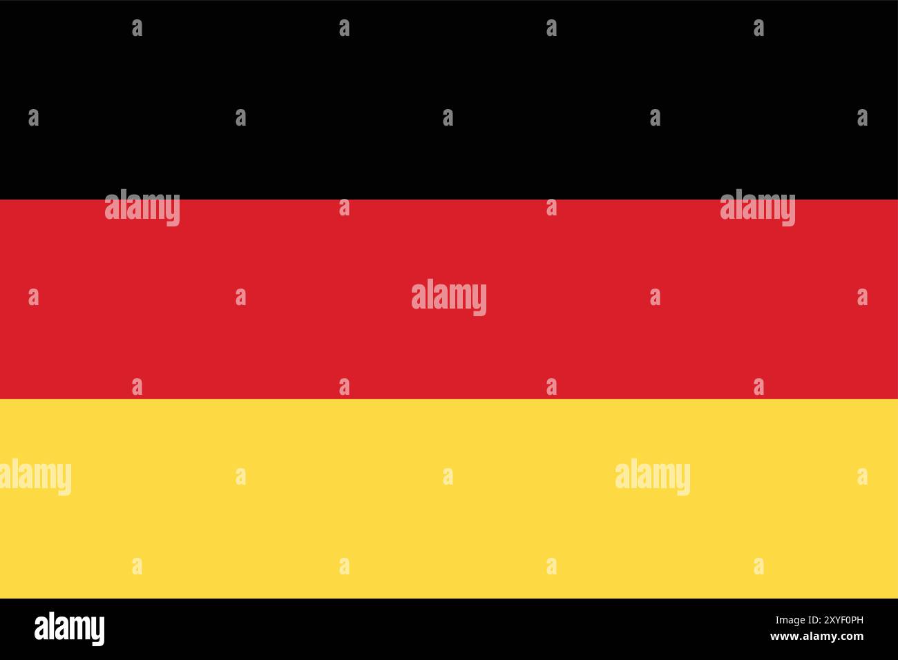 Bandiera della Germania illustrazione vettoriale Illustrazione Vettoriale