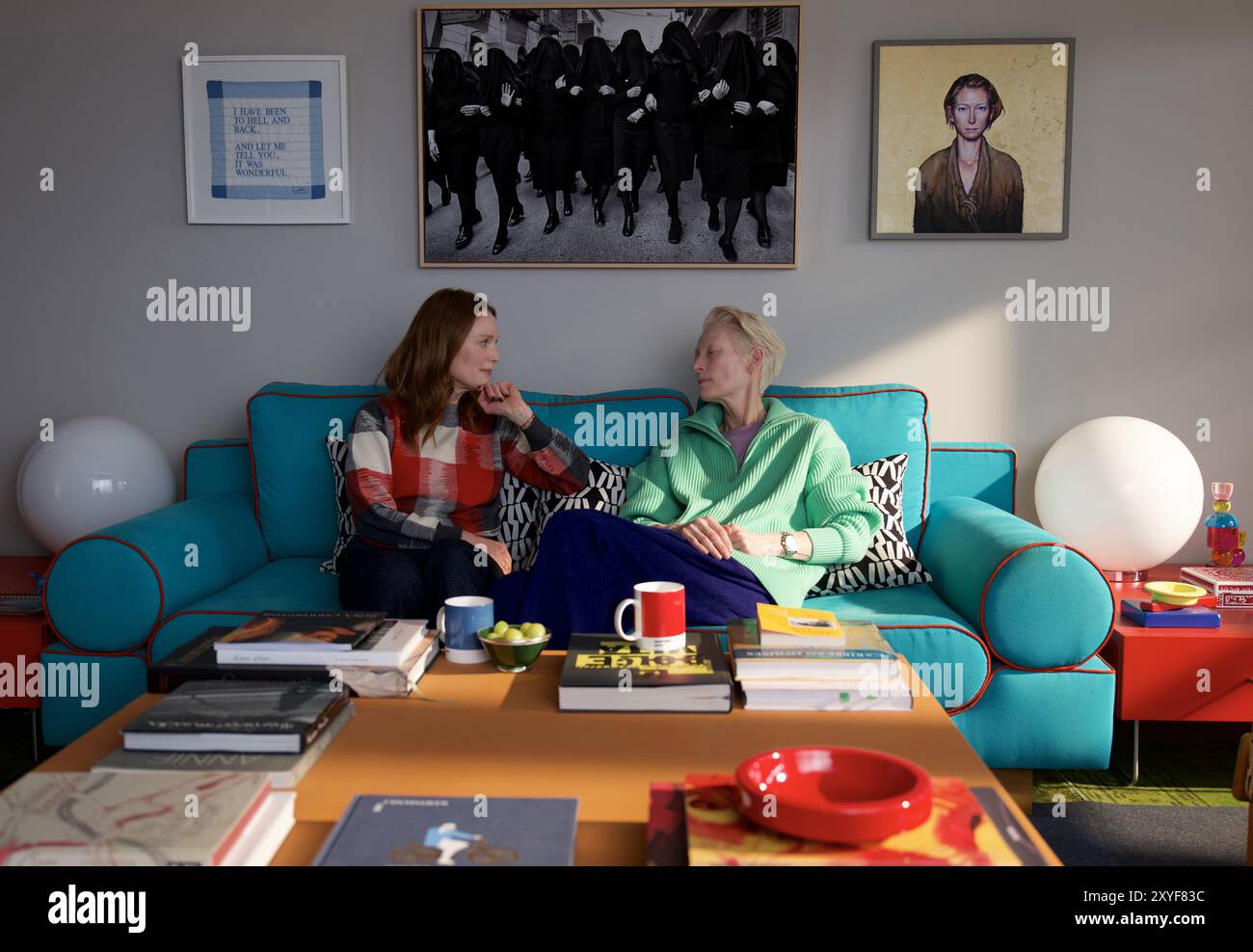 Il film The Room Next Door Julianne Moore e Tilda Swinton Foto Stock