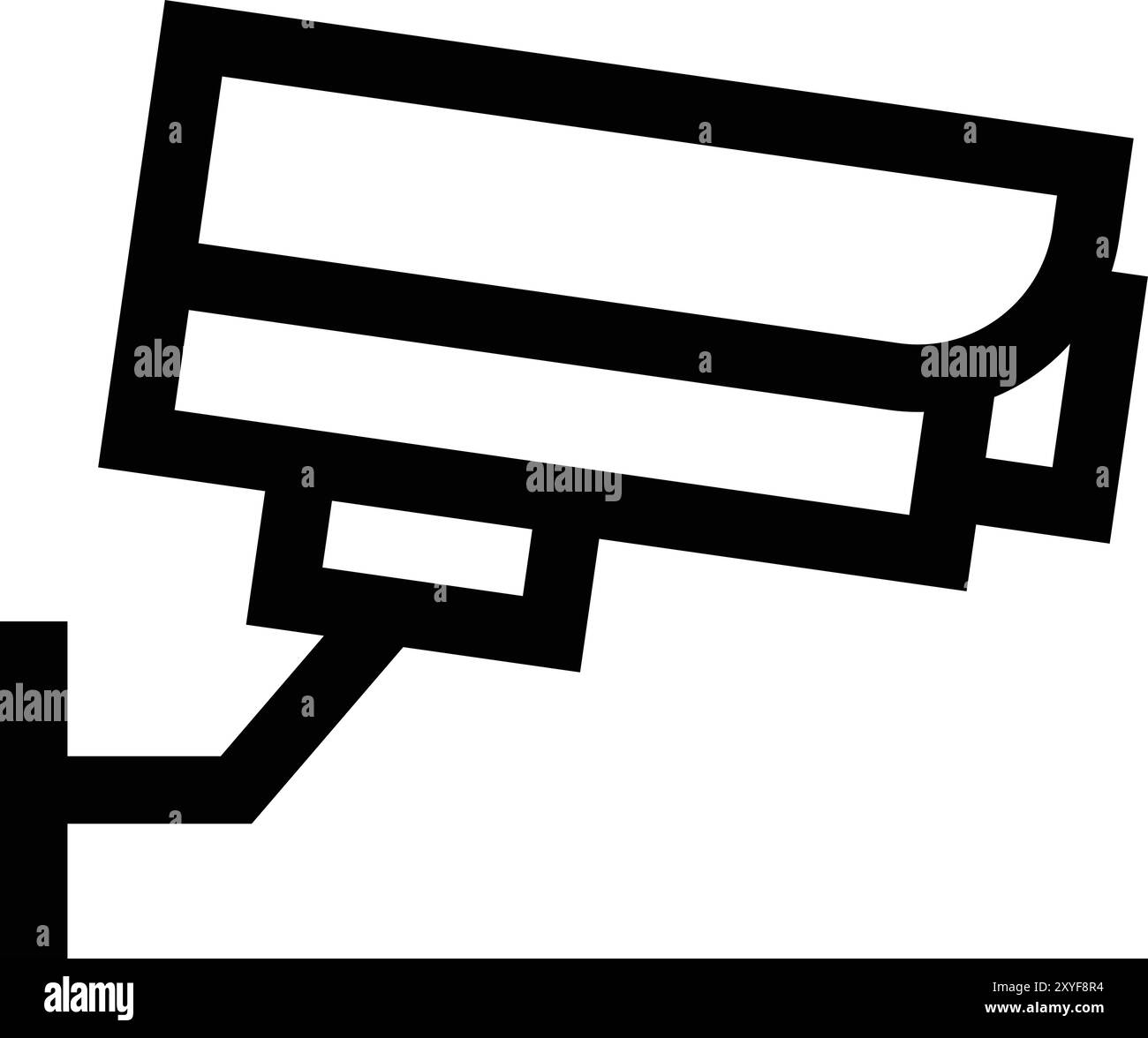 Illustrazione del design dell'icona del vettore della telecamera CCTV Illustrazione Vettoriale