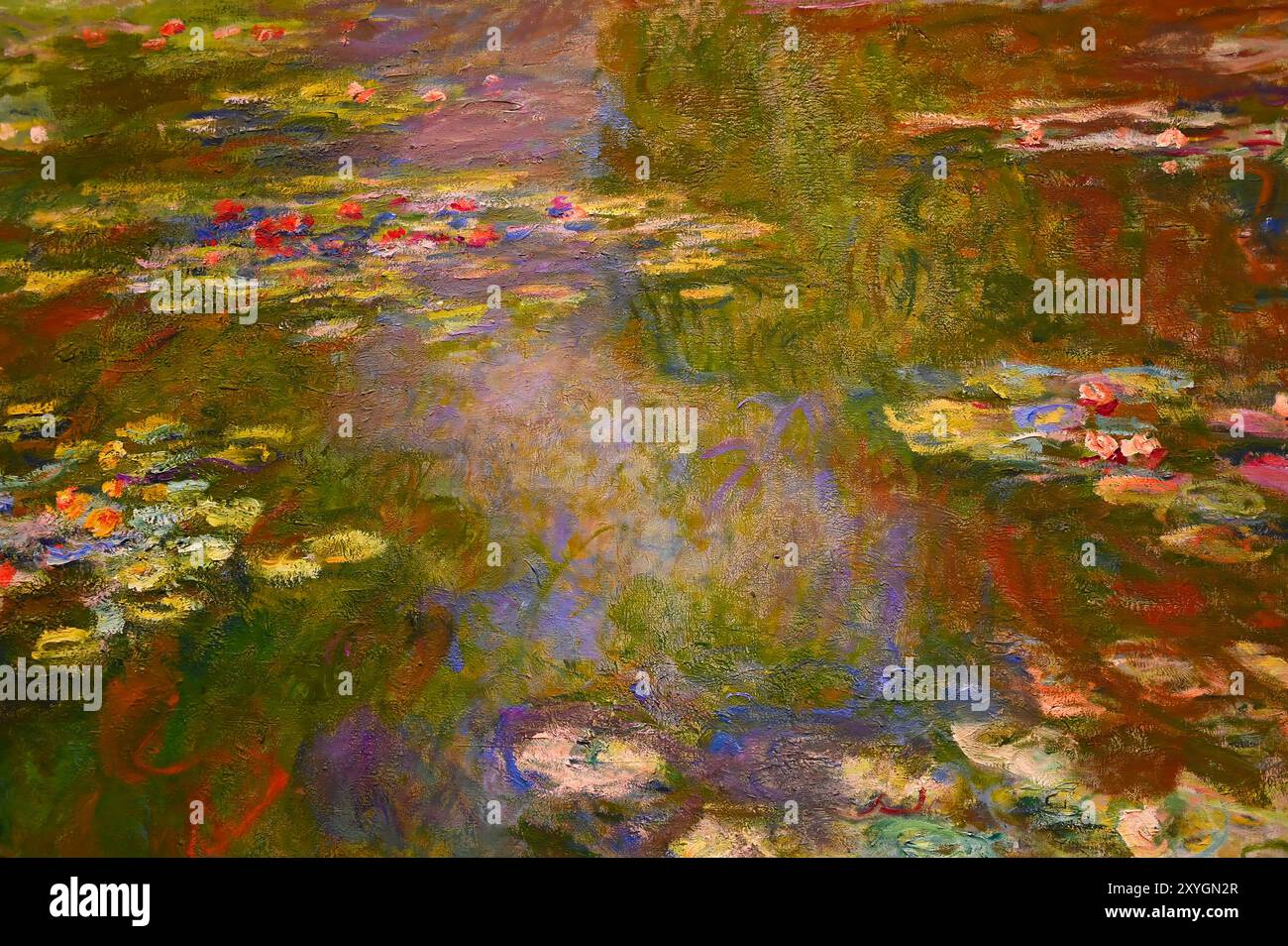 Claude Monet Waterlilies dell'Art Institute di Chicago Foto Stock