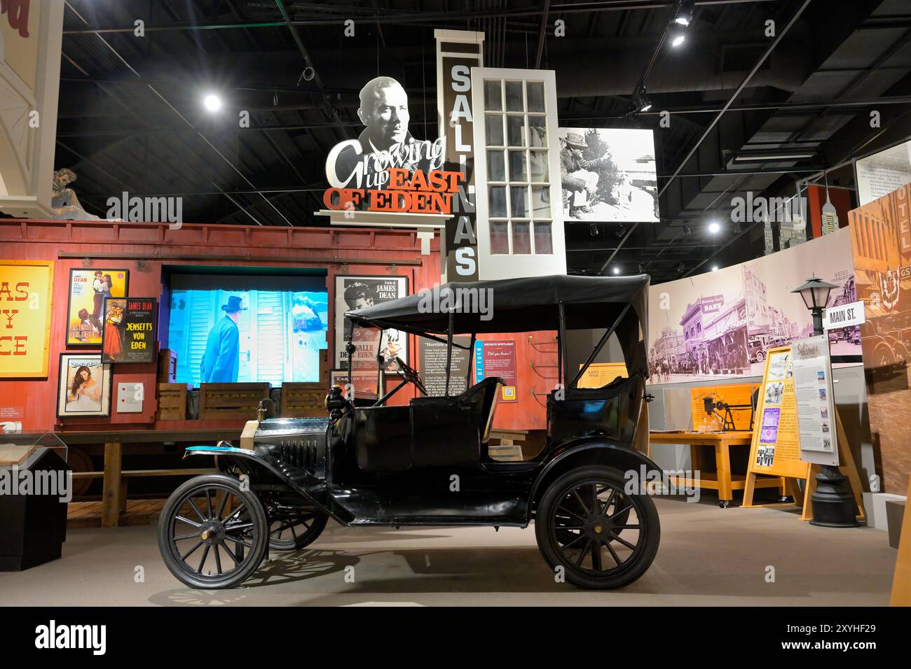 National Steinbeck Center al numero 1 di Main Street, Salinas CA Foto Stock