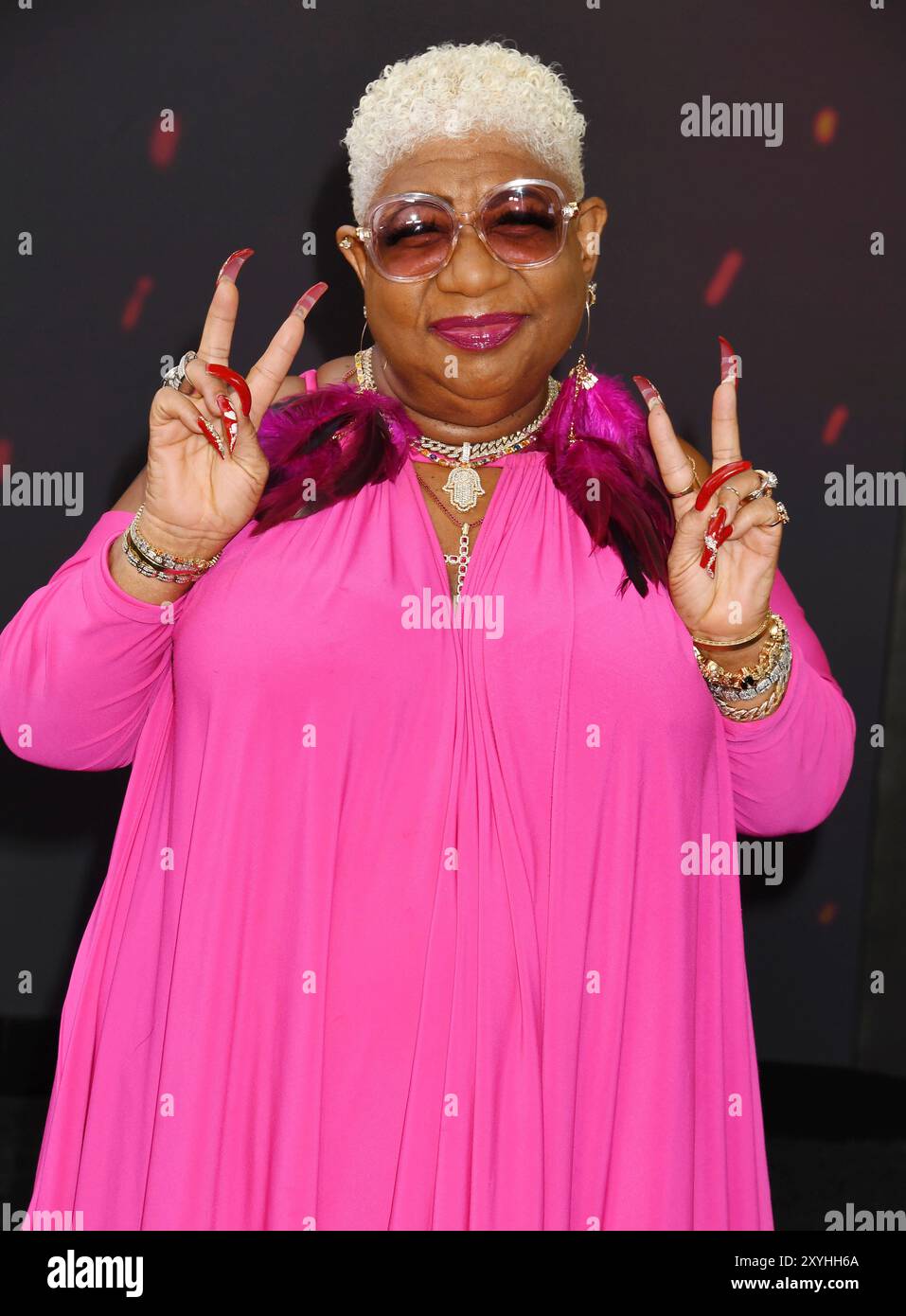 LOS ANGELES, CALIFORNIA - AGOSTO 27: Luenell partecipa alla premiere di Los Angeles '1992' al Regal LA Live il 27 agosto 2024 a Los Angeles, California. Foto Stock