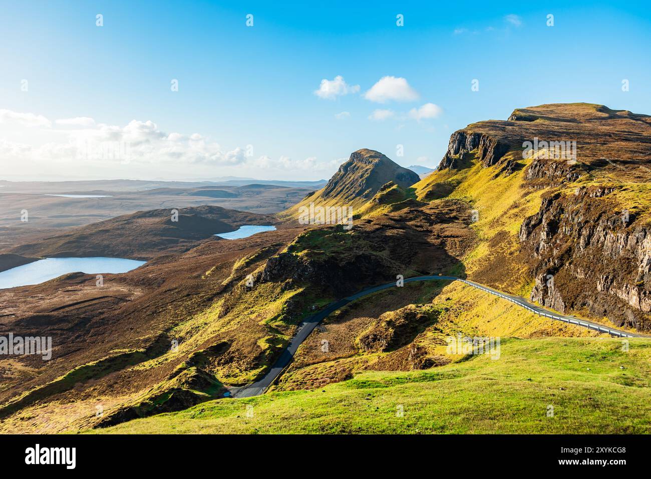 Ampie vedute dal Quiraing Foto Stock