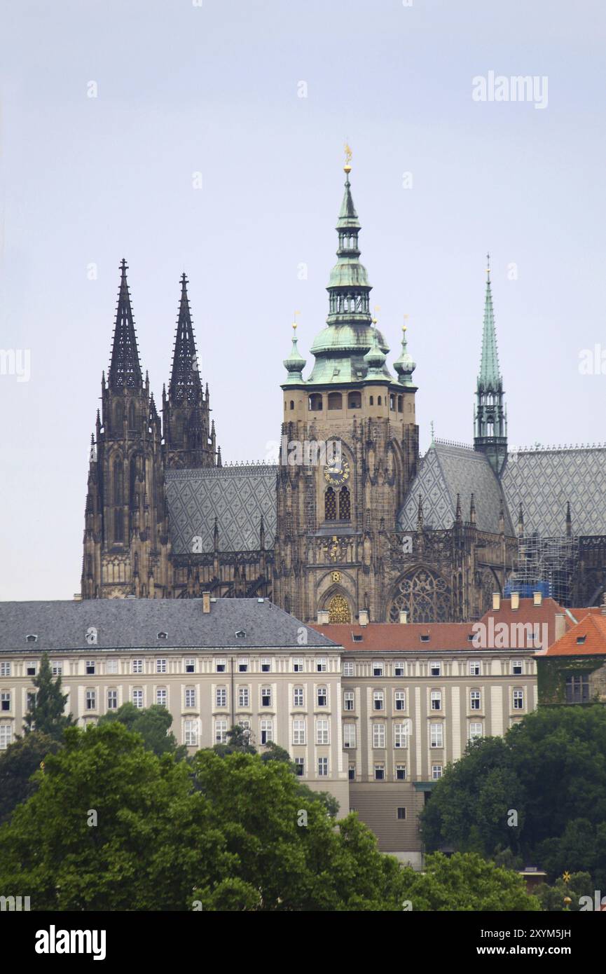 Immagine di St. Cattedrale di Vito a Praga, Repubblica Ceca, Europa Foto Stock