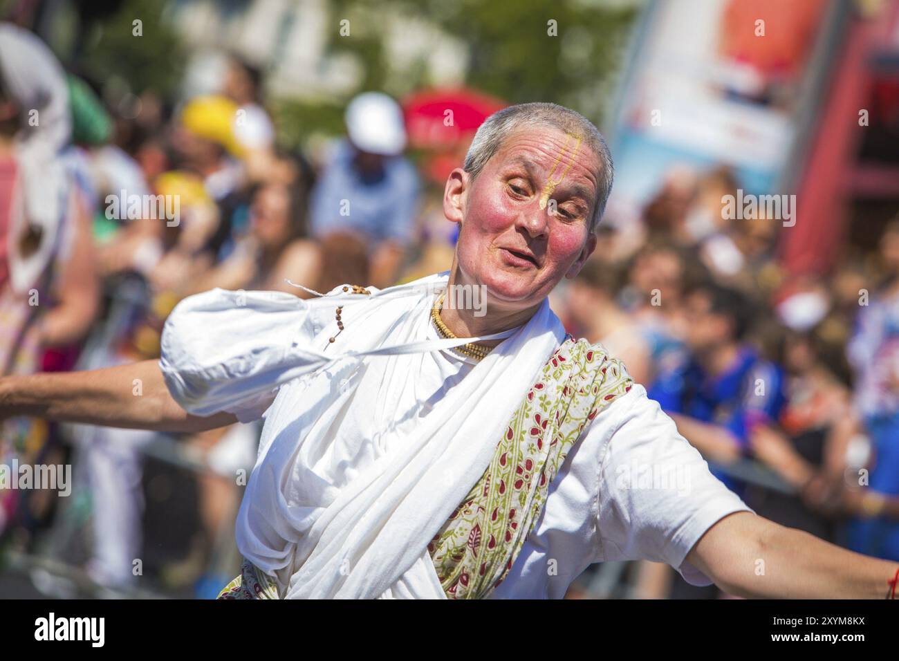 BERLINO, 08 GIUGNO: Partecipanti al Carnevale delle Culture. 8 giugno 2014 a Berlino, Germania, Europa Foto Stock