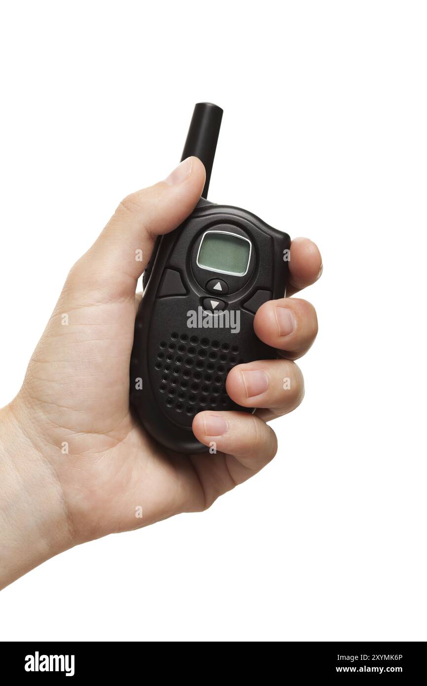 Protezione di sicurezza lato azienda cb walkie-talkie radio Foto Stock