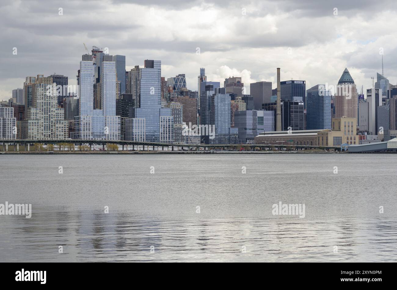 New York Panorama Foto Stock