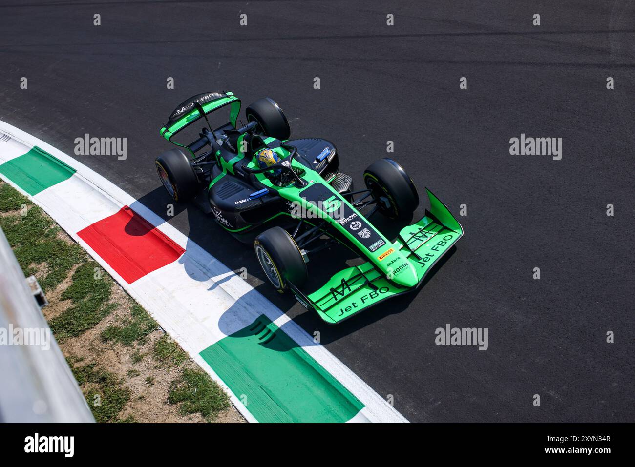 05 MALONY Zane (bar), Rodin Motorsport, Dallara F2 2024, azione durante l'11° round del Campionato FIA di Formula 2 2024 dal 30 agosto al 1° settembre 2024 sull'autodromo Nazionale Monza, a Monza, Italia - Photo Xavi Bonilla / DPPI Foto Stock