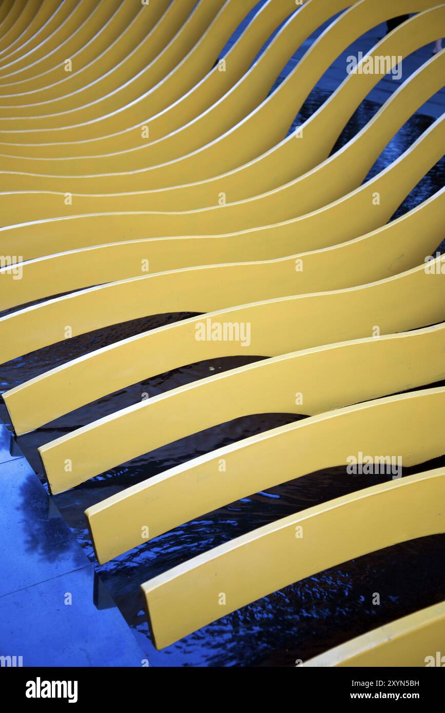 Linee curve Foto Stock