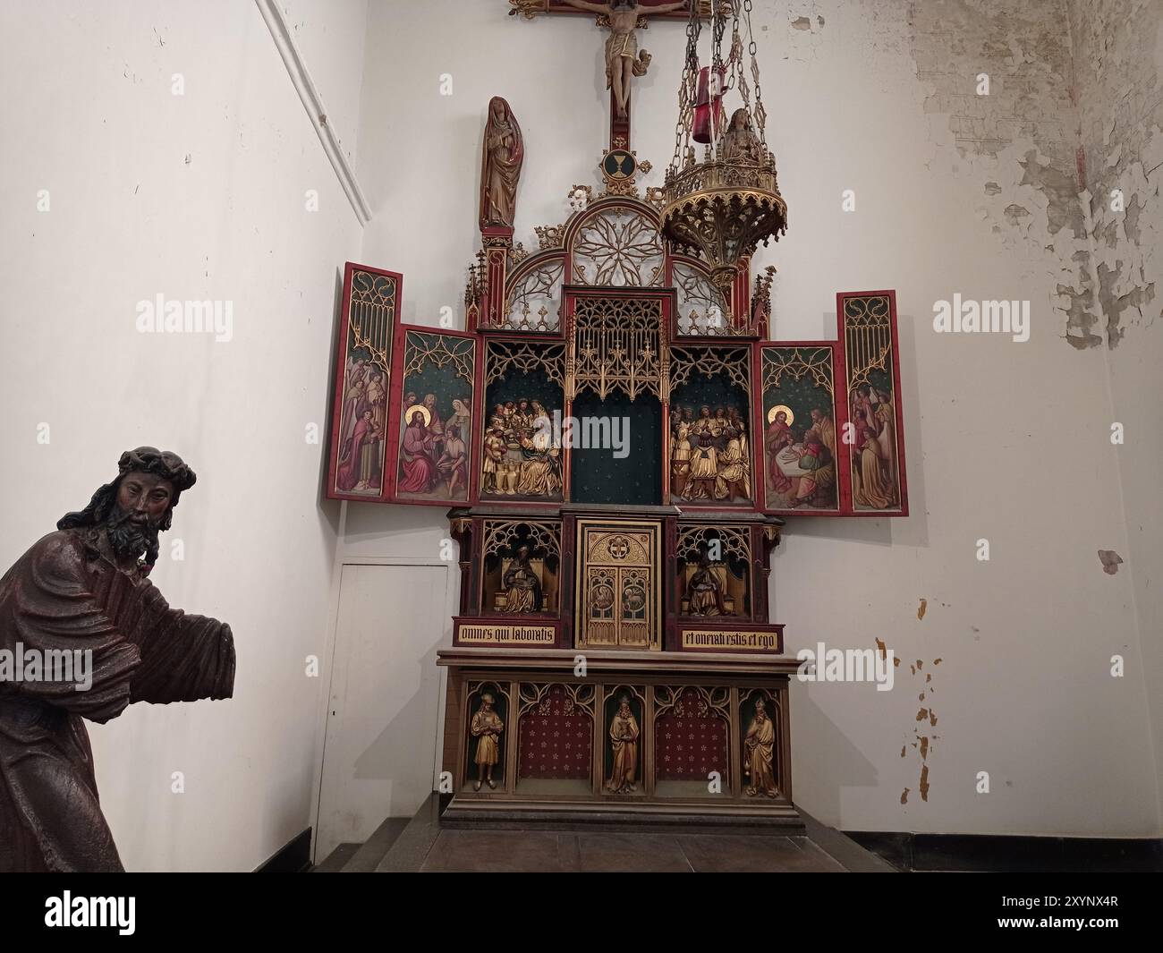 L’église Sainte-Élisabeth est un édifice religieux sis rue de Nimy, à une centaine de mètres de la Grand-Place de Mons, en Belgique. Une chapelle cons Foto Stock