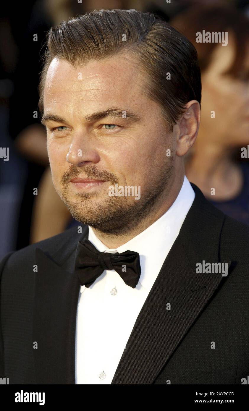 Leonardo DiCaprio al 88° Annual Academy Awards tenutosi all'Hollywood Highland Center di Hollywood, USA il 28 febbraio 2016 Foto Stock