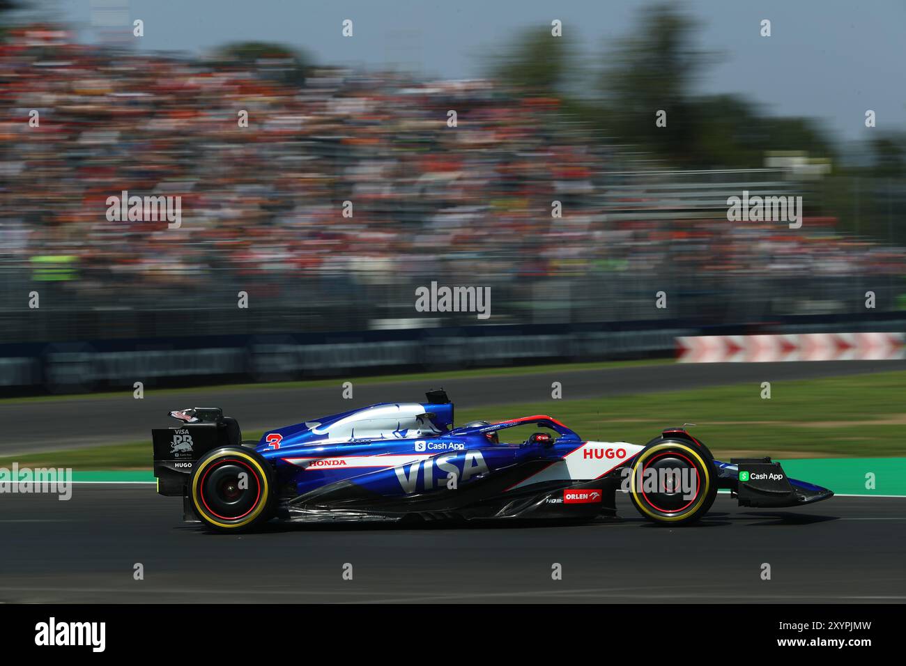 Nel corso della sessione di prove, 30 agosto, del Gran Premio d'Italia 2024 di Formula 1 Pirelli, in programma presso l'autodromo Nazionale di Monza a Monza (MB) Italia - dal 29 agosto al 1 settembre 2024 crediti: Alessio De Marco/Alamy Live News Foto Stock