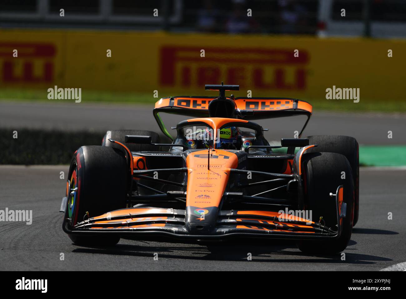 Nel corso della sessione di prove, 30 agosto, del Gran Premio d'Italia 2024 di Formula 1 Pirelli, in programma presso l'autodromo Nazionale di Monza a Monza (MB) Italia - dal 29 agosto al 1 settembre 2024 crediti: Alessio De Marco/Alamy Live News Foto Stock