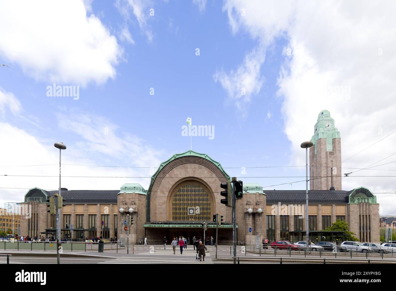 Helsinki Stazione Centrale Foto Stock