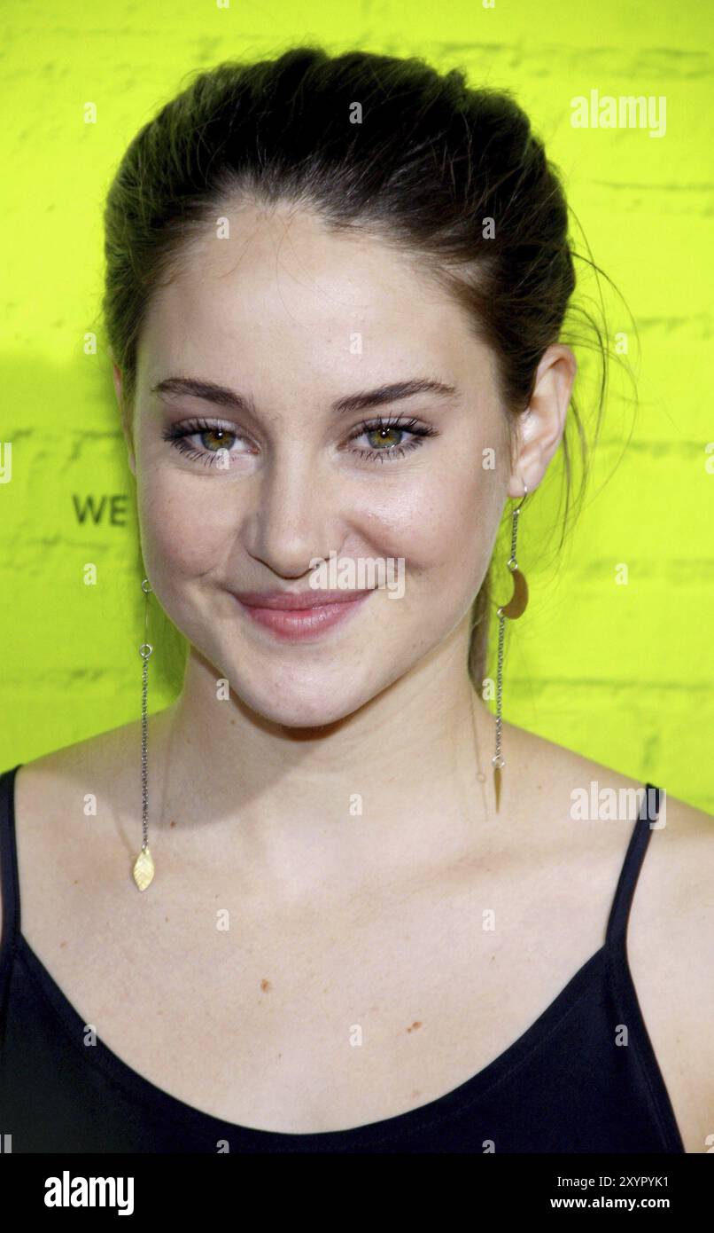 Shailene Woodley alla prima di Los Angeles di 'i vantaggi di essere Un Wallflower' tenutasi presso l'ARCLIGHT Cinemas di Hollywood il 10 settembre 2012. Cre Foto Stock