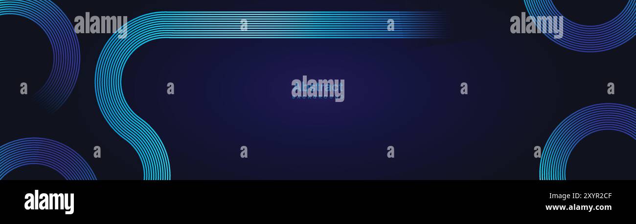 Sfondo astratto, sfondo futuristico, background tecnologico, design geometrico a righe, futuristico sfondo a linee luminose Illustrazione Vettoriale