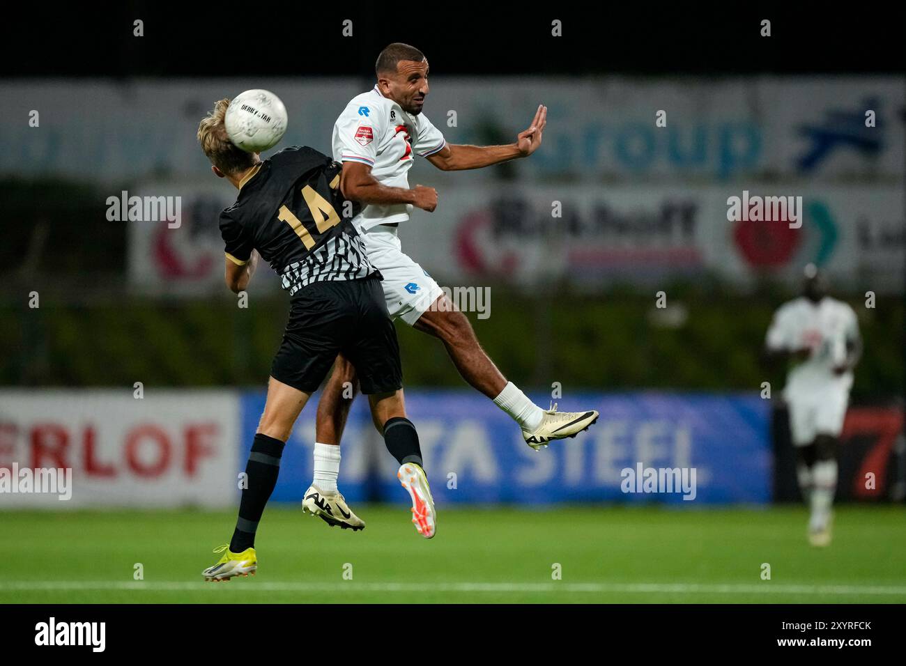 VELSEN - ZUID, PAESI BASSI - AGOSTO 30: Durante l'incontro olandese Keuken Kampioen Divisie tra SC Telstar e Jong AZ al 711 Stadion il 30 agosto 2024 a Velsen - Zuid, Paesi Bassi. (Foto di Jan Mulder/Orange Pictures) Foto Stock