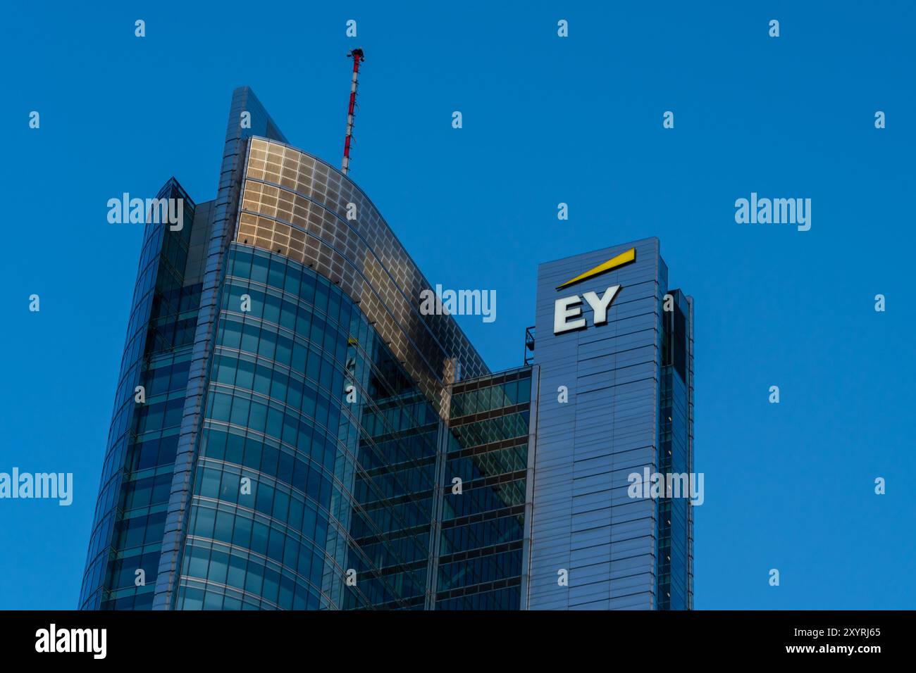 EY Polonia edificio per uffici a Varsavia, Polonia. Foto Stock