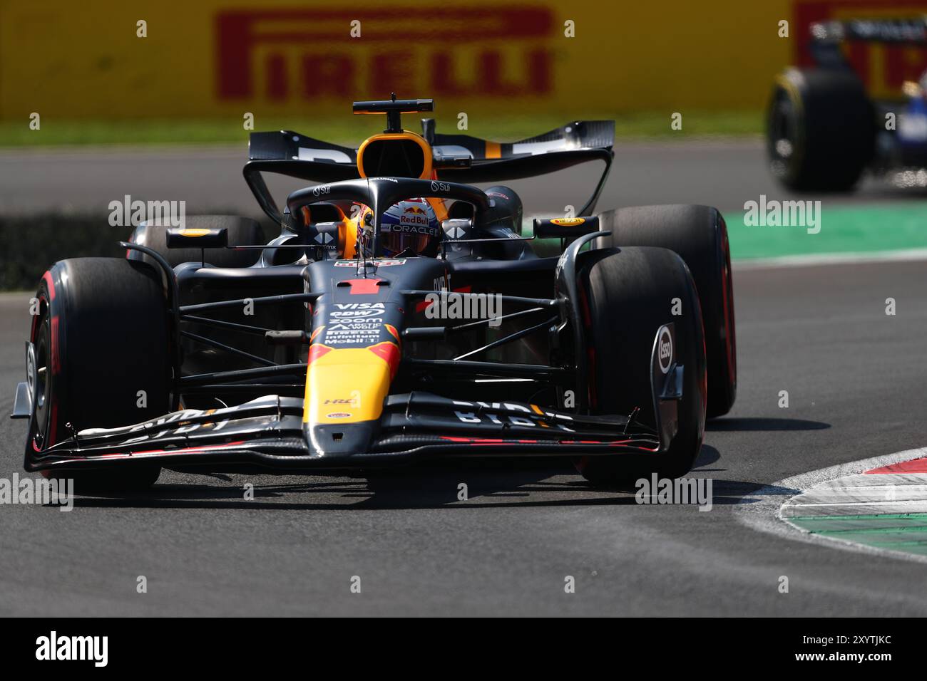 Monza, MB, Italia. 30 agosto 2024. Durante la sessione di prove, 30 agosto, del Gran Premio d'Italia 2024 di Formula 1 Pirelli, in programma presso l'autodromo Nazionale di Monza a Monza (MB) Italia - dal 29 agosto al 1 settembre 2024 (Credit Image: © Alessio De Marco/ZUMA Press Wire) SOLO UTILIZZO EDITORIALE! Non per USO commerciale! Foto Stock