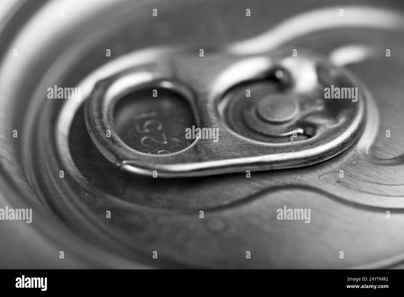 Close-up di una lattina di birra Foto Stock