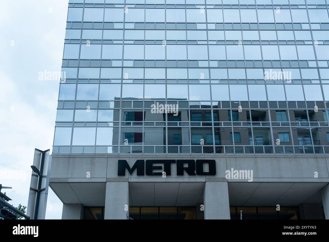 Lee P. Brown Metro Administration Building a Houston, Texas, Stati Uniti. Foto Stock